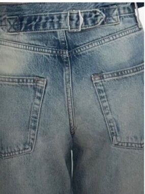 BDG Logan Buckle Baggy Barrel Jean